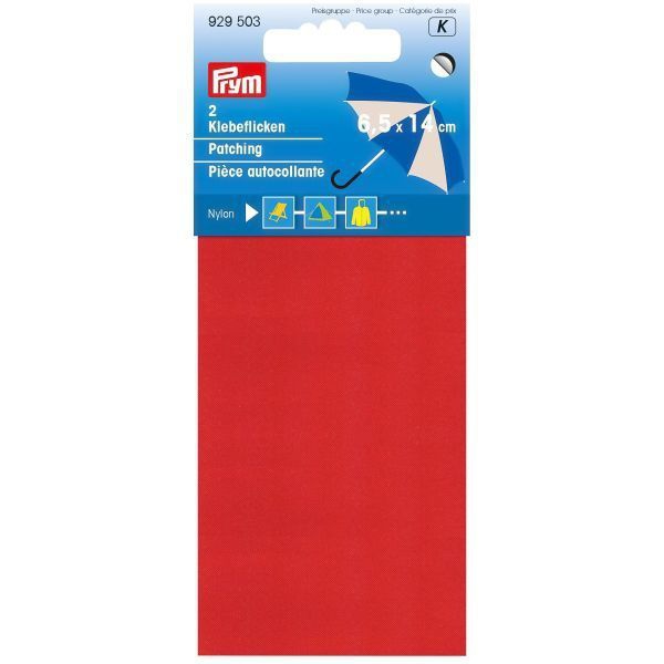 Prym Nylon Flicken rot, selbstklebend