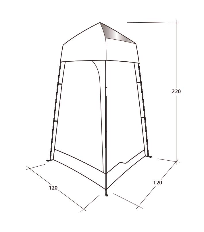 Duschzelt Seahaven Comfort Station Single