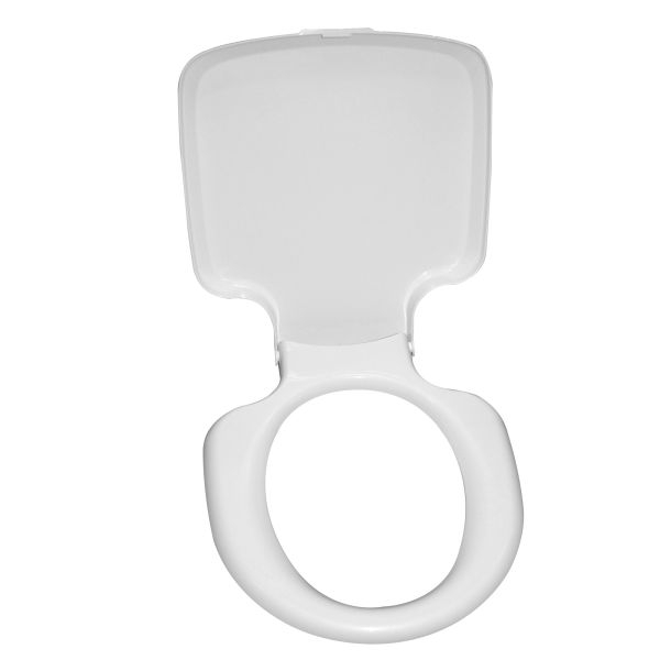 Toilettensitz mit Deckel signalweiß für Porta Potti Qube