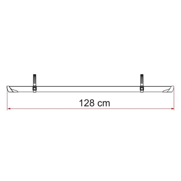 Carry-Bike Fahrradschiene Rail Plus silber