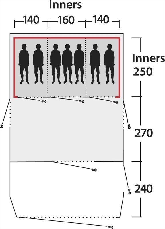 3-lagiger Isolierteppich Greycliff 7SATC, ca. 440 x 270 cm -Ausstellungsstück-