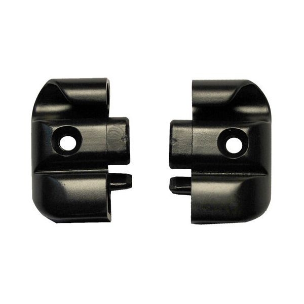 Endstücke für Fensterleiste schwarz