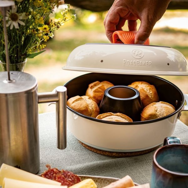 mobiler Backofen mit Spezialglasdeckel