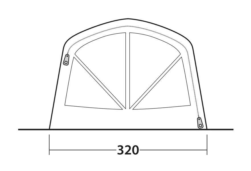 5 Personen Tunnelzelt Iowa 5 Air