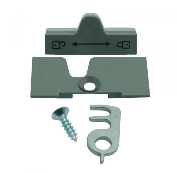 Türverriegelung, grau für Dometic-Kühlschränke RM 727X, 729X,736X, 7371, 7390, 7391, 740X, 754X