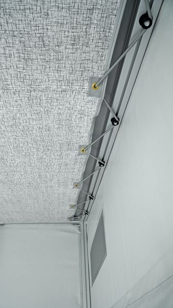 Freistehendes Dauerstandzelt Nordkap LIGHT Messezelt