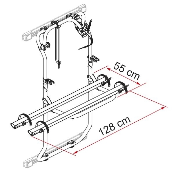 Grundträger Carry-Bike DJ silber
