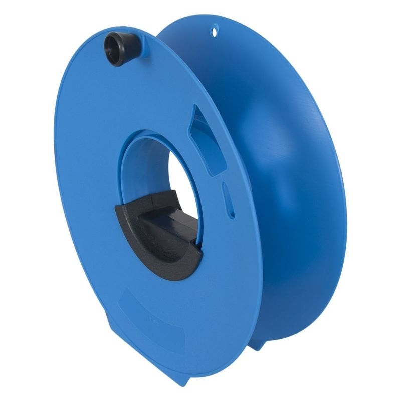 Handkabeltrommel Leer für 25m Kabel, blau