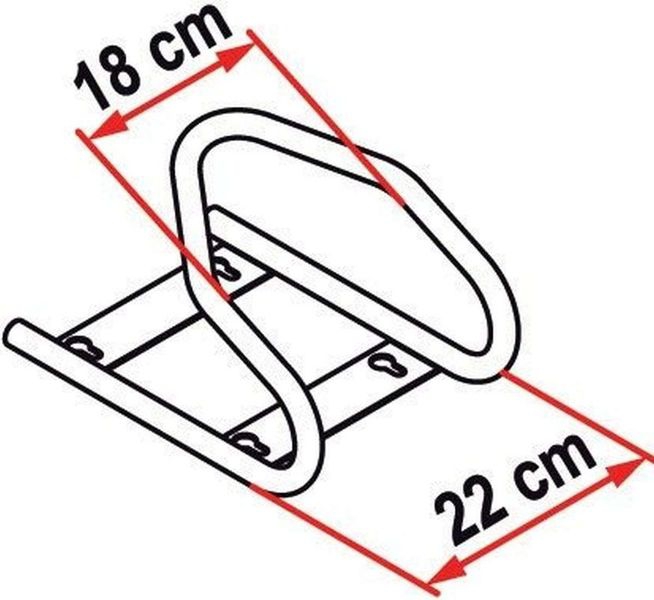 Reifenblockiersystem Moto Wheel Chock F