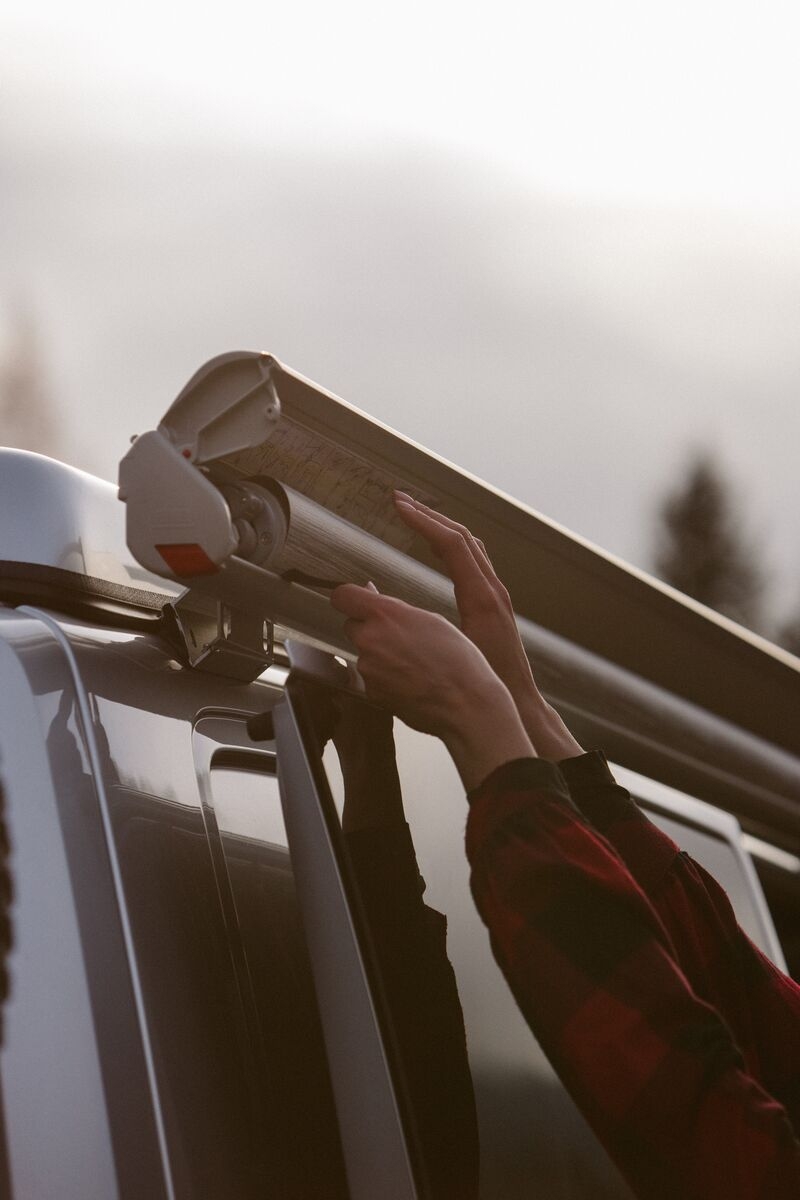 Fiamma Markise F35 Pro, Länge 270, Farbe Royal Grey, Deep Black