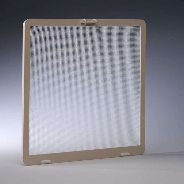 Fliegengittereinsatz Modell 28, 28 x 28 cm, beige