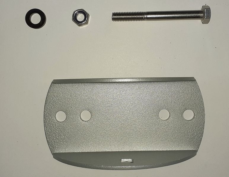 Alu-Gelenkfuß für 40mm mit Schraube und Mutter