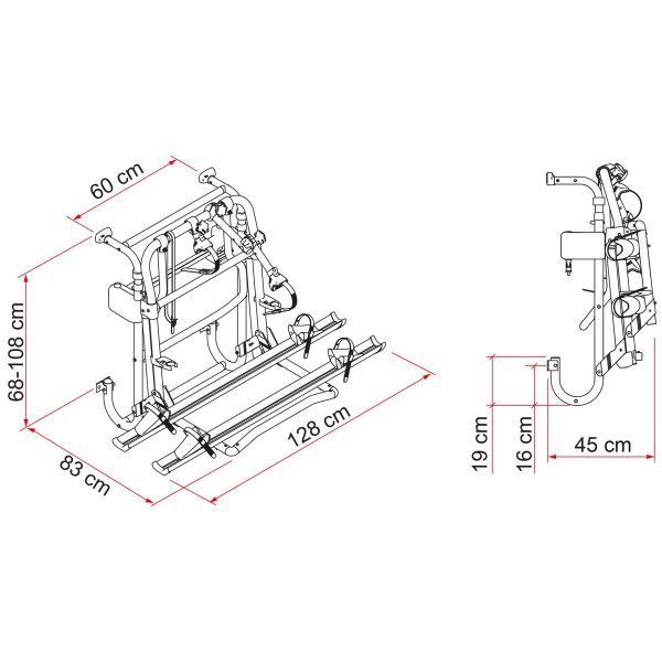 Fahrradträger Carry-Bike Lift 77 E-Bike