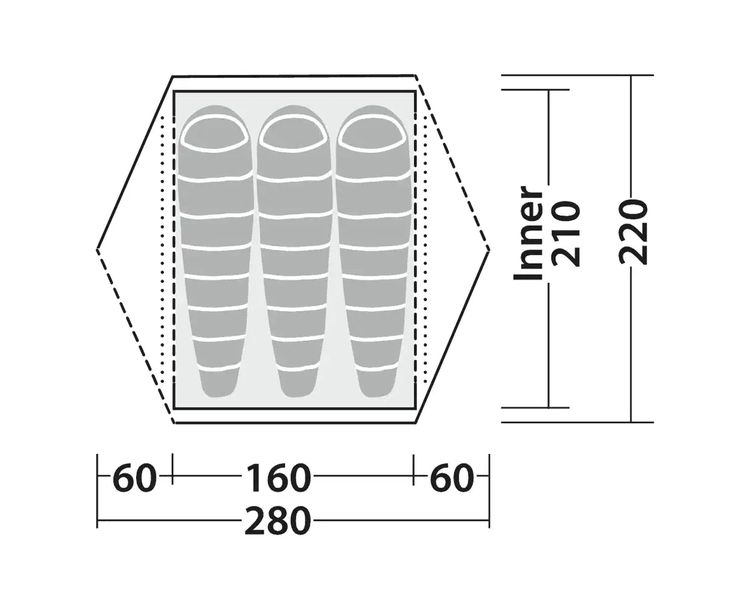3 Personen Kuppelzelt Aster 3 Pro 3 Personen Kuppelzelt Aster 3 Pro