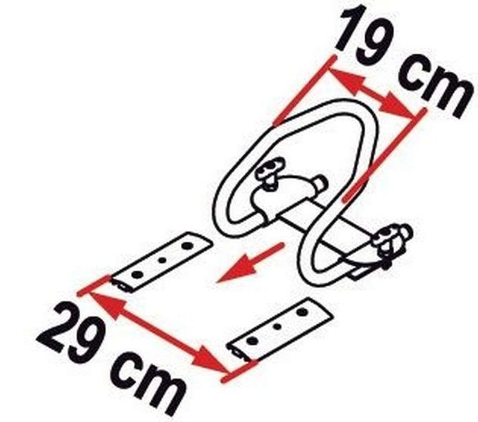 Reifenblockiersystem Moto Wheel Chock R für Carry Moto S