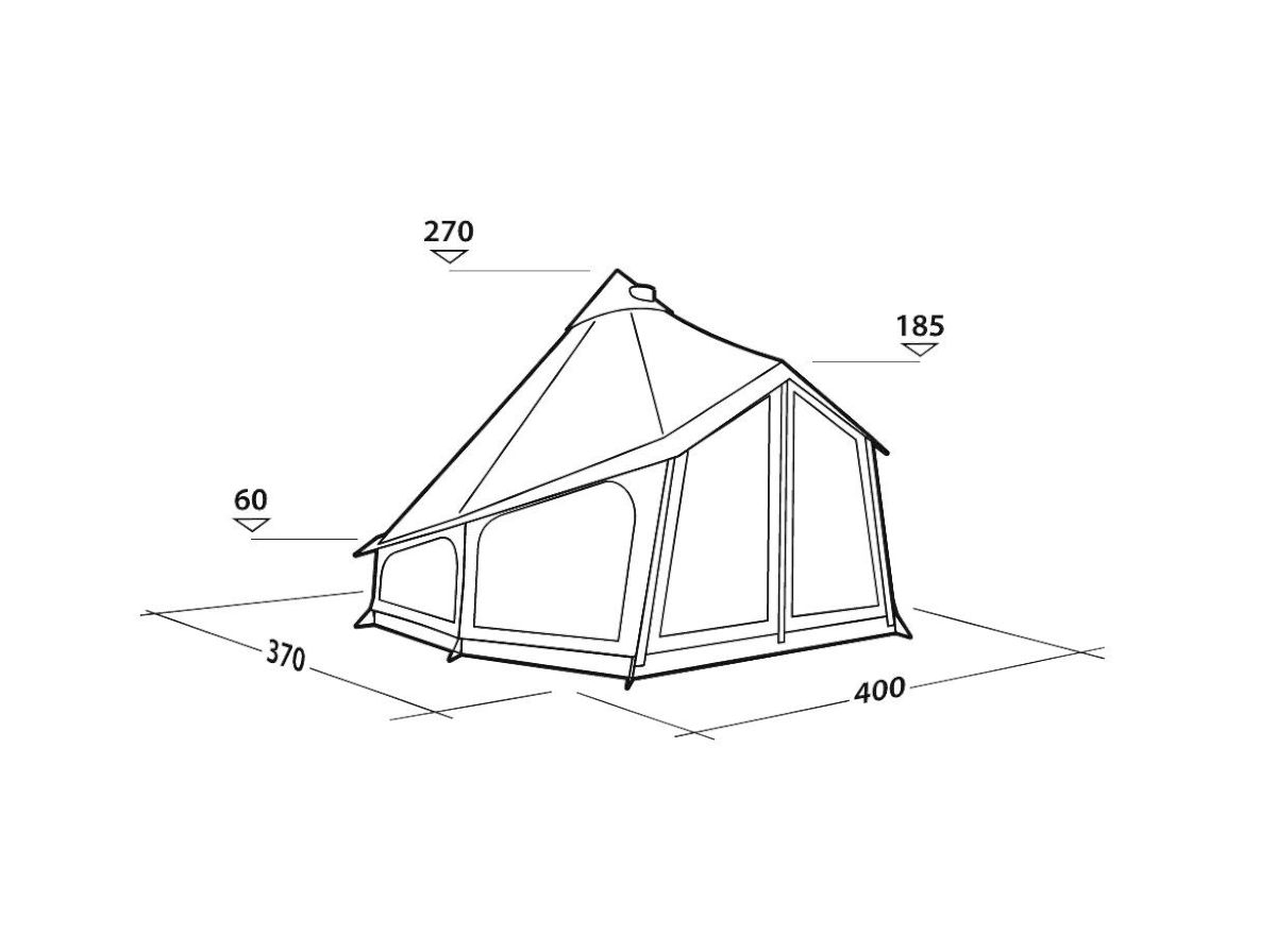 6 Personen Tipi Zelt Outback Settler Field 6 Personen Tipi Zelt Outback Settler Field