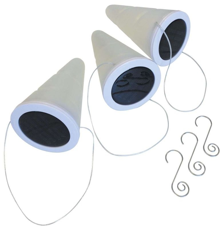 Solar Hängeleuchten Set Tree Cone