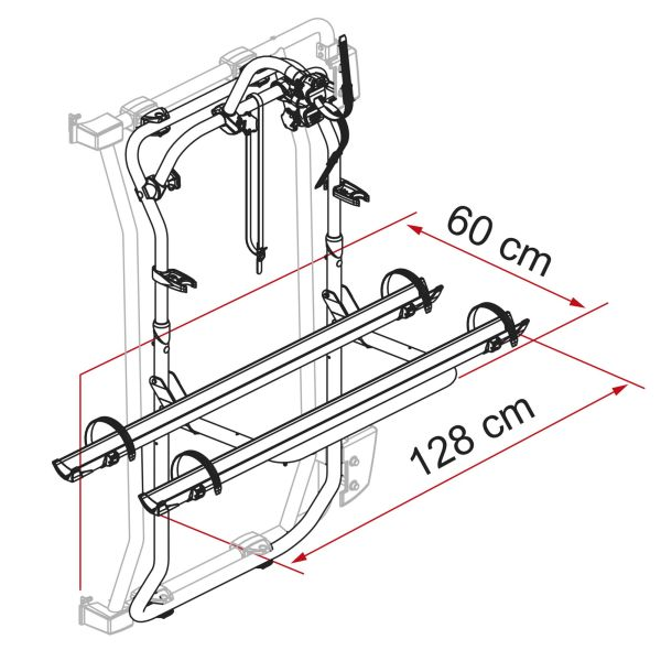 Fahrradträger Carry-Bike Frame VW Crafter Generation 2