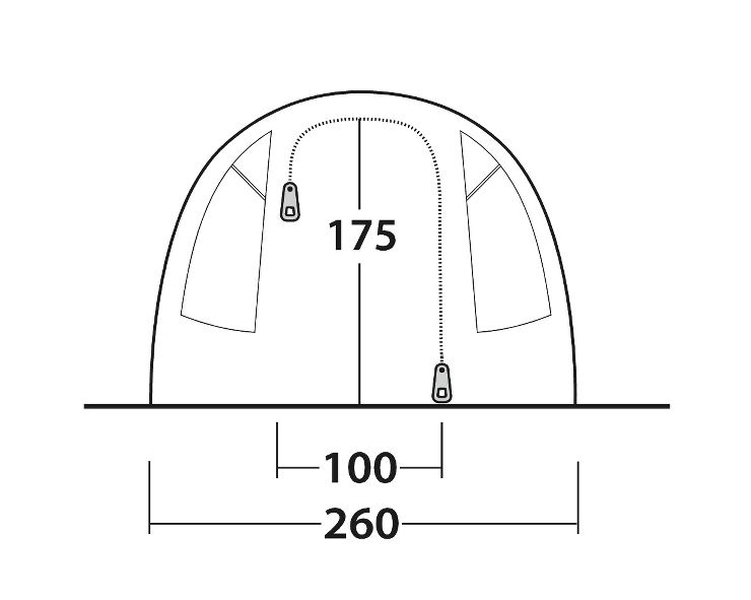 4 Personen Tunnelzelt Durango 4
