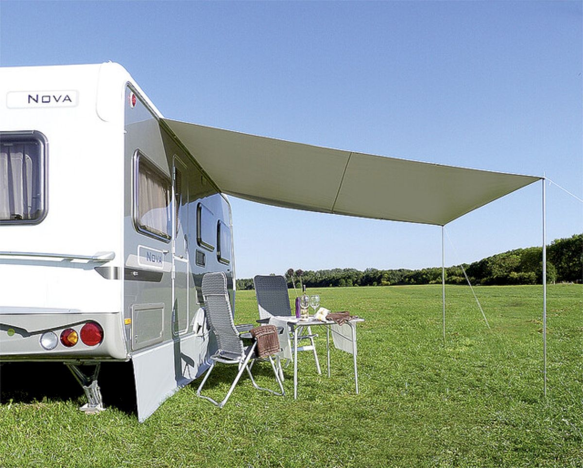Sonnendach OMBRA 340x350 mit 3 Aufstellstange