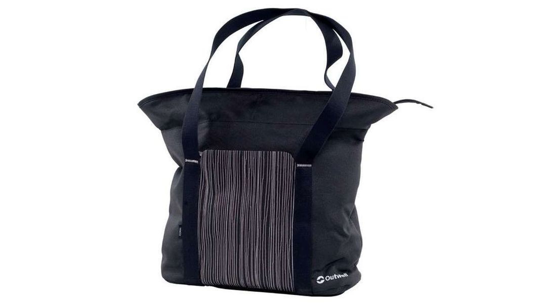 Strandtasche Coral, Jet Black, Volumen: 18 ltr.