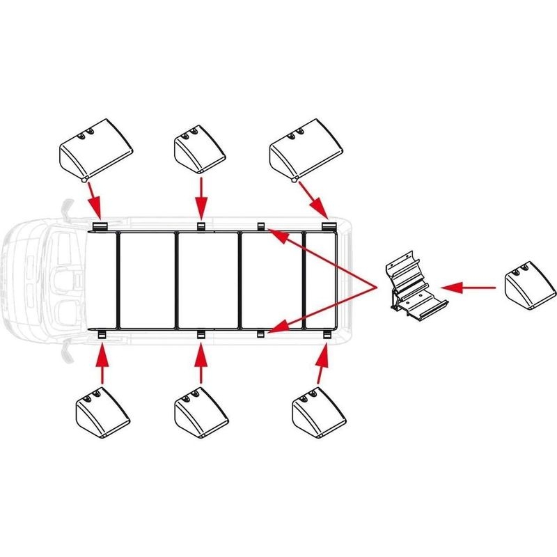 Ergänzungs- Kit Roof-Rail D Extra - gebraucht