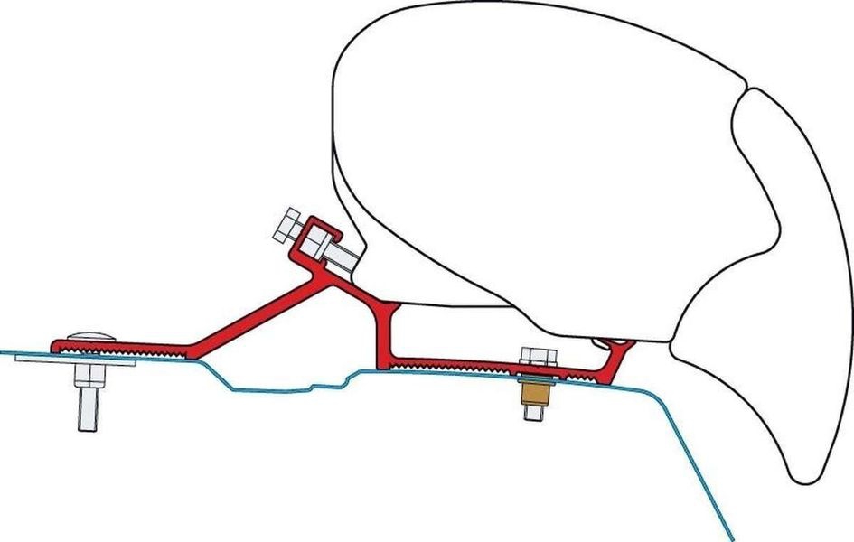Kit Renault Master H2 ab 2010 Markisenadapter F80/65