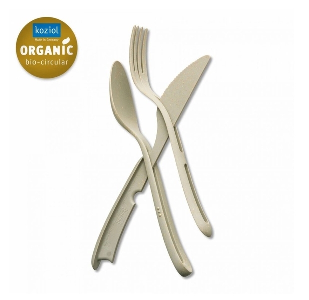 Geschirrserie Organic Besteck-Set 3 teilig