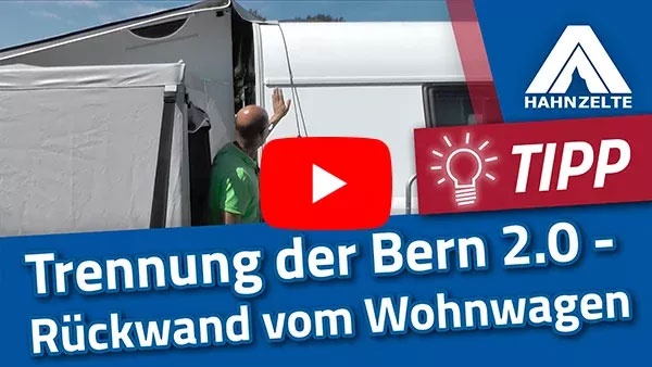 Bern 2.0 – Trennung Rückwand vom Wohnwagen