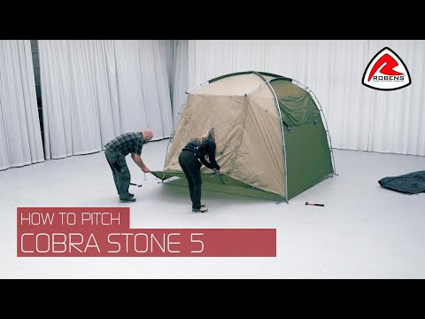 5 Personen Kuppelzelt Cobra Stone 5