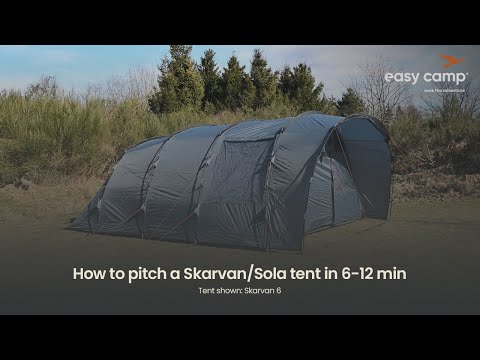 6 Personen Tunnelzelt Sola 6