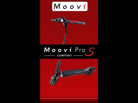 E-Scooter Moovi Pro Comfort StVO mit Vollgummi Hinterbereifung