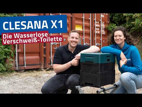 X1 ProCharge – Mobile, wasserlose Verschweiß-Toilette