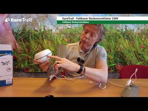 Faltbarer Deckenventilator