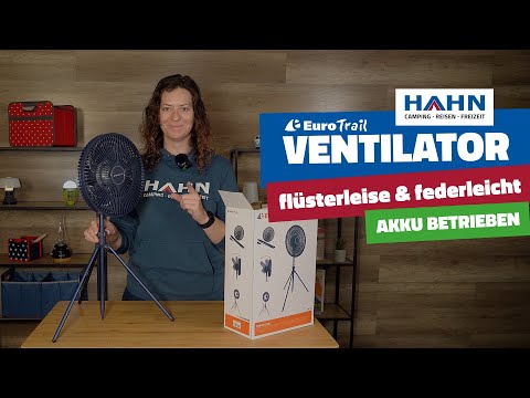 Ventilator mit Dreibein wiederaufladbar