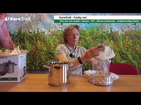 Topf Corby mit Dampfgarer/Sieb 3,9l